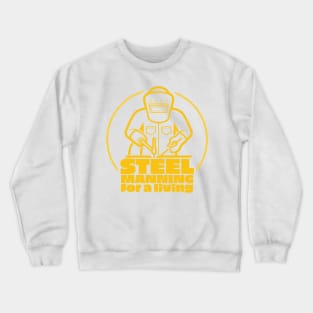 Steelmanning for a Living - Lex Fridman Gifts & Merch Fan Design Crewneck Sweatshirt